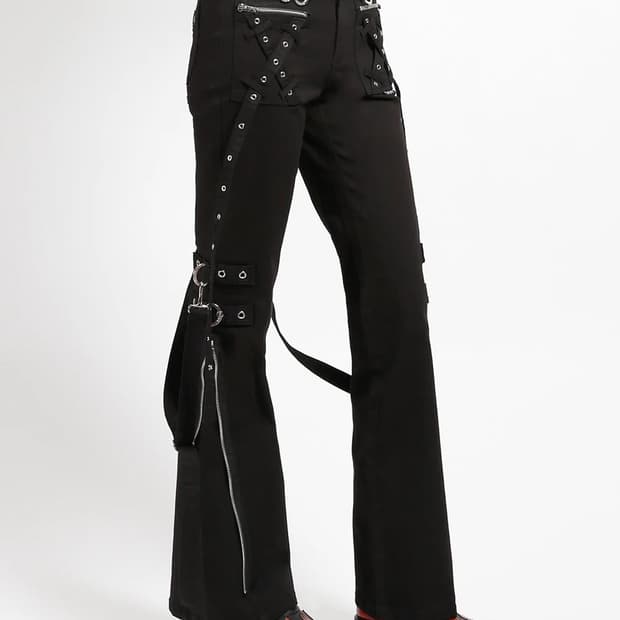 Tripp NYC bondage bootcut pants