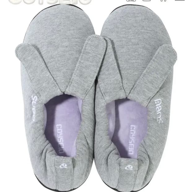 코이세이오 스부 BUNNY SWEAT PADDING SHOES