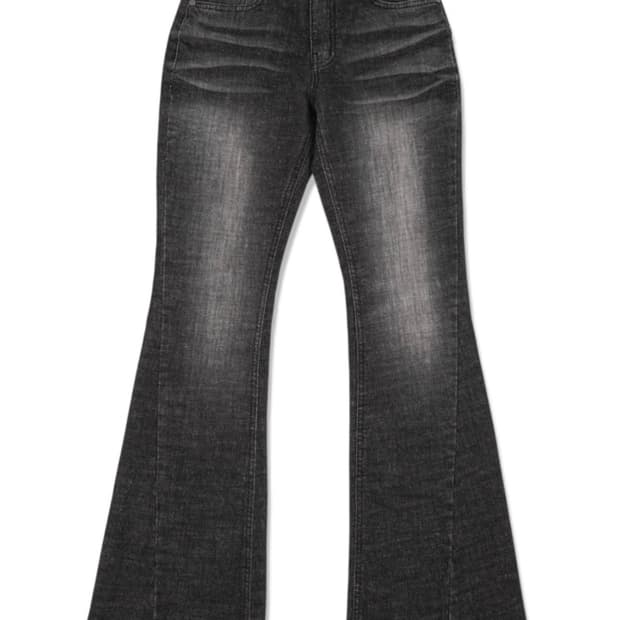 시너진 CAT WASHING DENIM PANTS BLACK 캣워싱데님
