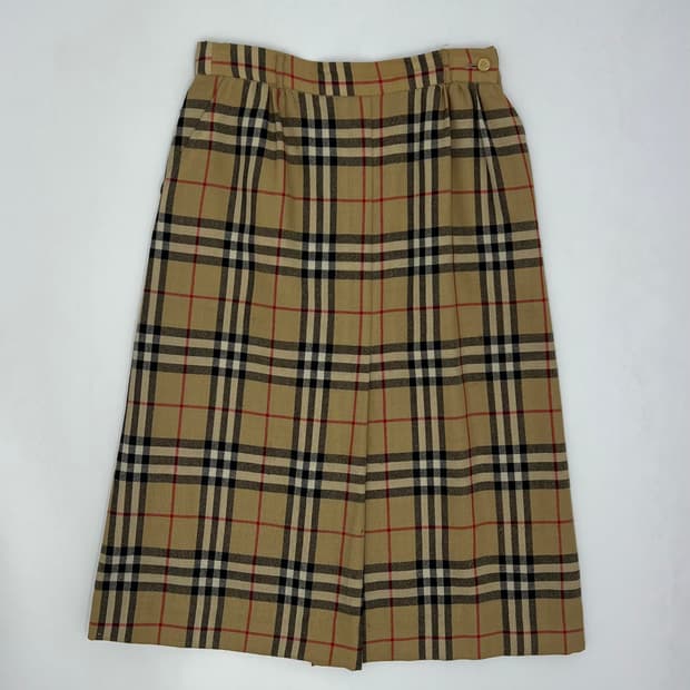 버버리 노바 체크 스커트