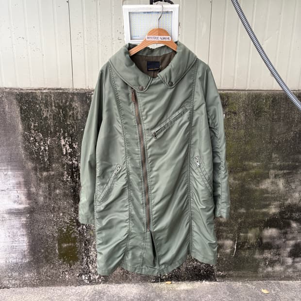 히스테릭 글래머 패딩 라이더 자켓