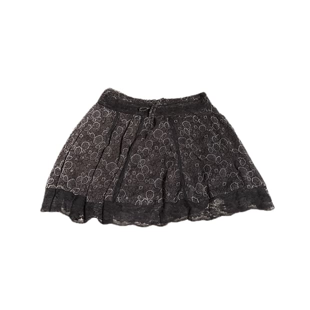 빈티지 페어리 레이스 스커트 모리걸 그런지 히피 일본 빈티지