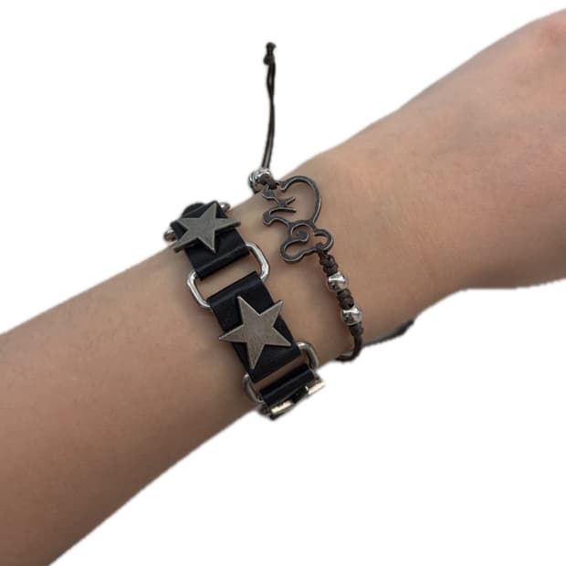 leather belt bracelet 레더벨트st 팔찌