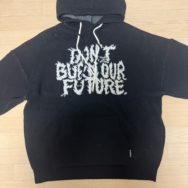 아조바이아조 PBA DBOF 울 니트 후드 XL