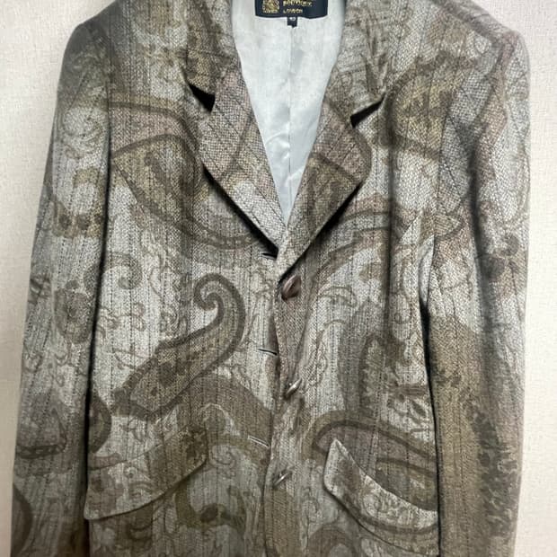 페이즐리 패턴 자켓