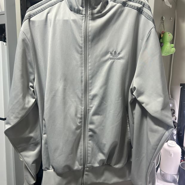 아디다스 그레이 트랙탑 L
