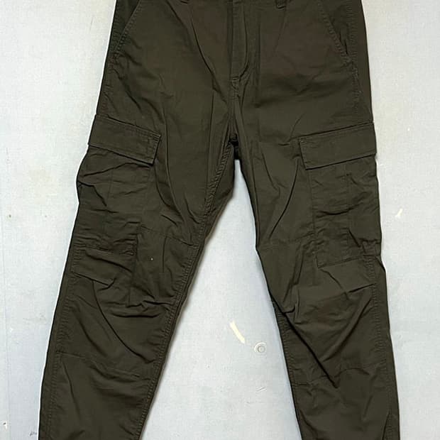 칼하트 WIP 레귤러 카고팬츠 남자 여름 캐주얼 립스탑 S 28X32