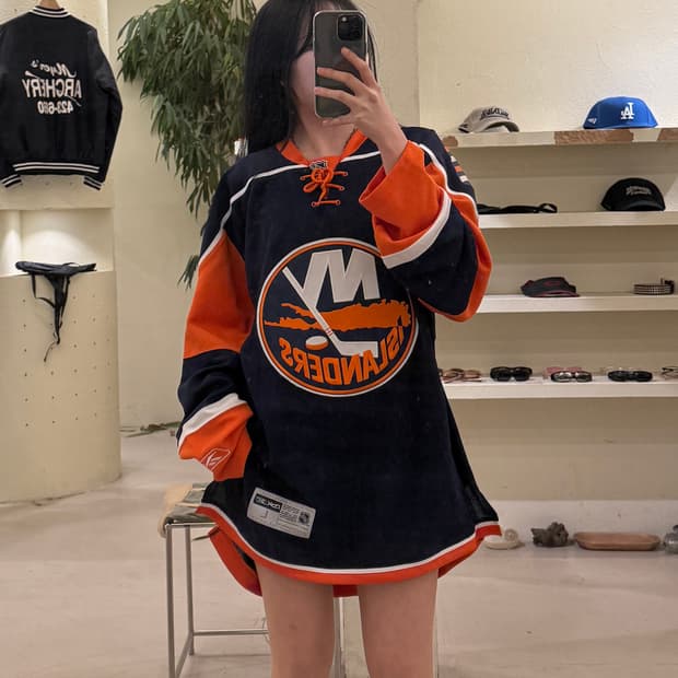 리복 NHL 뉴욕 레인저스 하키 져지 U333