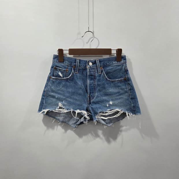 리바이스 501 빅E 프리미엄 우먼 핫팬츠 24