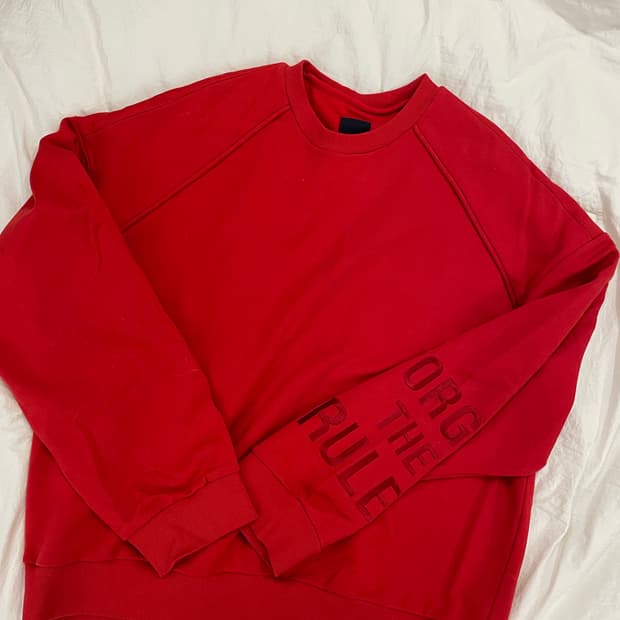 준지 레드 맨투맨 S