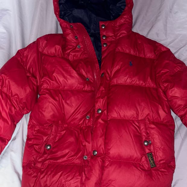 폴로 레드 패딩