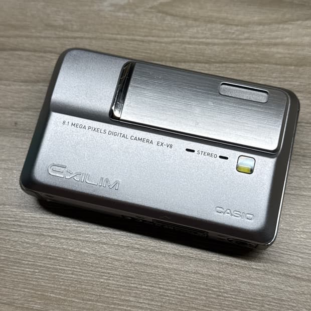 카시오 ex-v8 디카 실버