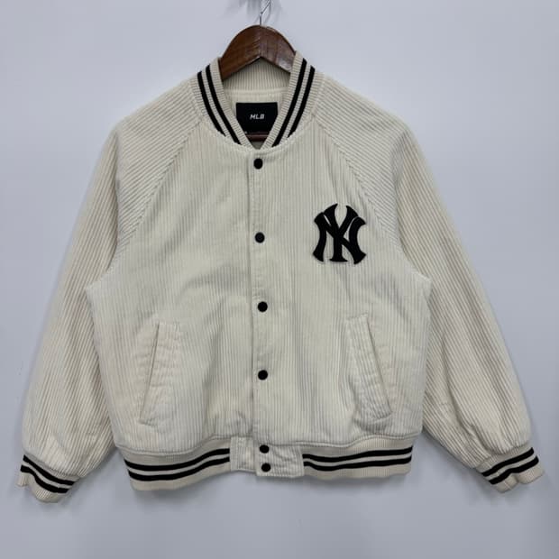 MLB 아이보리 베이스볼 점펴