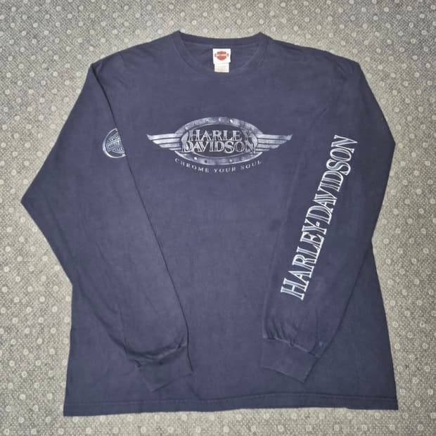 [XXL]00s US Made 할리데이비슨 롱슬리브 - 187