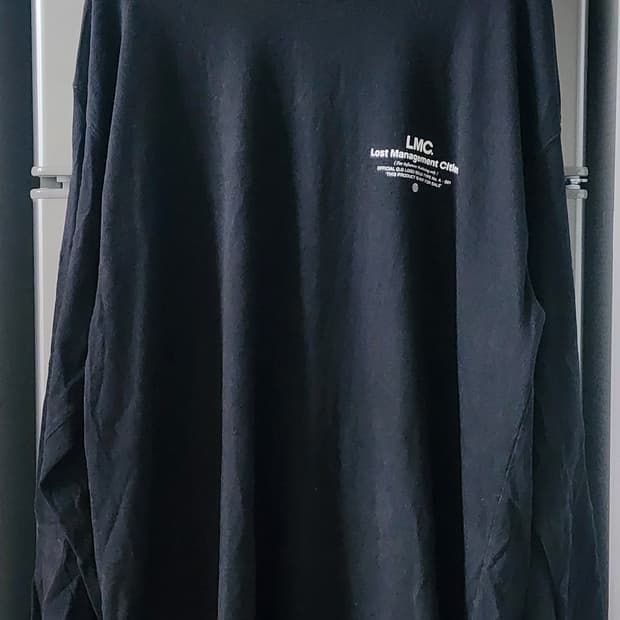 LMC 블랙 긴팔티셔츠 XL