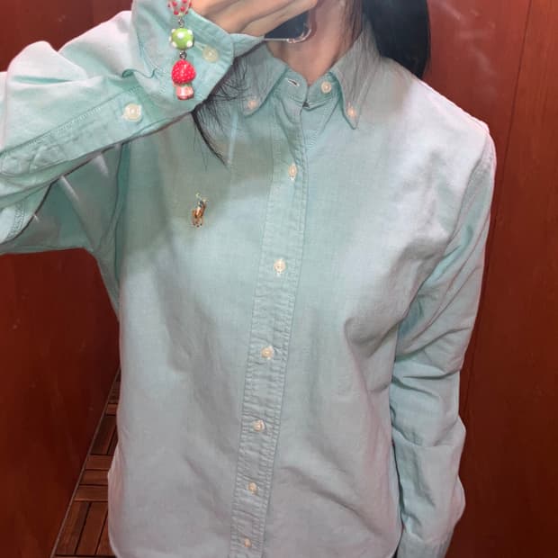 (18) USA POLO 폴로 랄프로렌 솔리드 셔츠