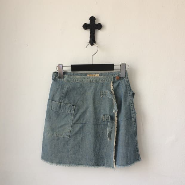 Hysteric glammer belted wrap mini skirt