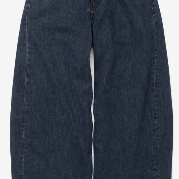 해칭룸 와이드 커브드 진 다크 블루