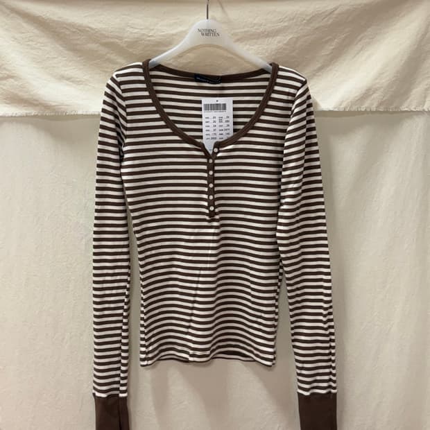 브랜디멜빌 스트라이프 롱슬리브