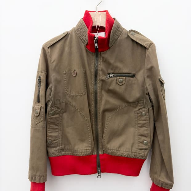 MILITARY DETAIL JACKET