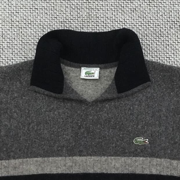 90s spain made open-collar rugby sweater