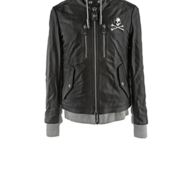 필립플레인 비버 레더자켓