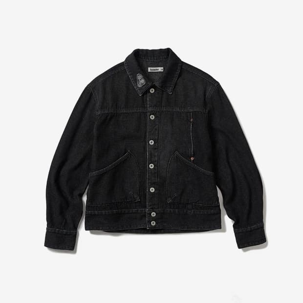 카락터 스핑크스 데님 숏 트러커 자켓 00사이즈