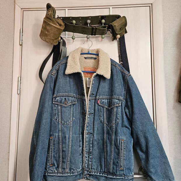 00s 리바이스 데님 쉐르파 뽀글이 L levis