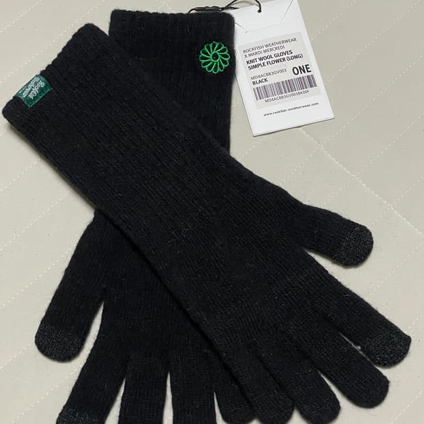 락피쉬웨더웨어 블랙 스마트폰 터치 장갑