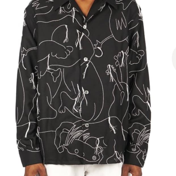 아워레가시 휴센 울 셔츠