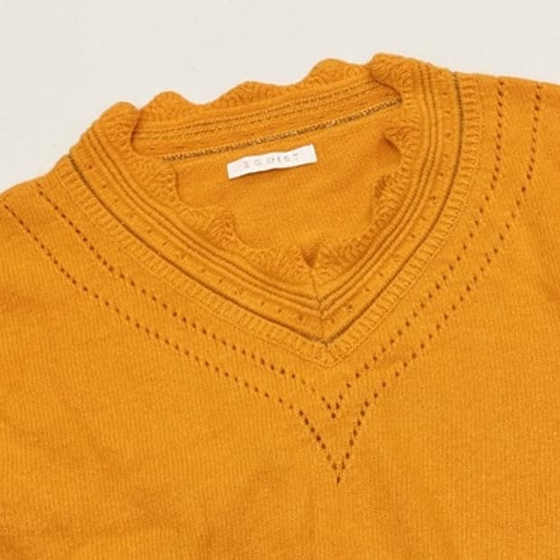 에고이스트 V넥 앙고라 니트