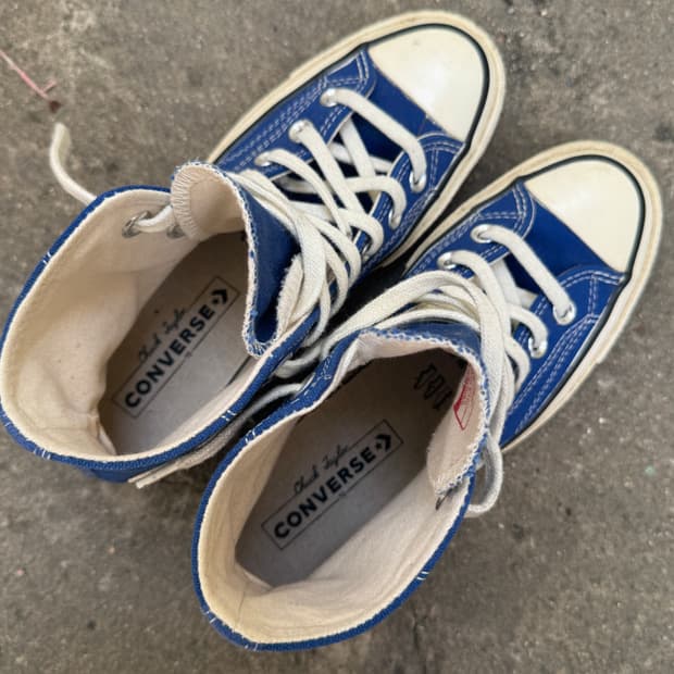 컨버스 올스타 척테일러 하이 블루 240