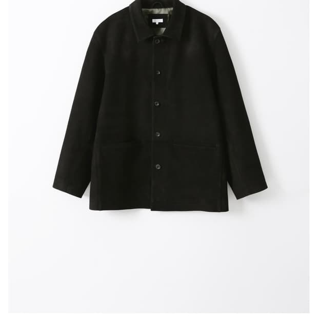 [1 새상품] 우드비 goat 스웨이드 자켓 블랙