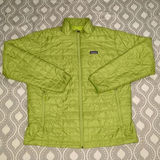 파타고니아 나노 퍼프 자켓 라임