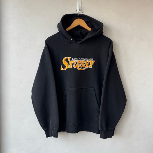 00s 스투시 LA Lakers 로고 후드티