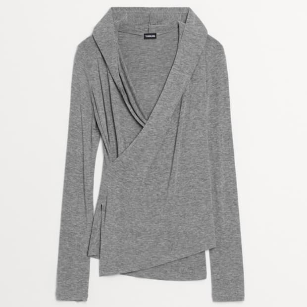 [더일마] Momo Hoodie Wrap T, gray *새상품