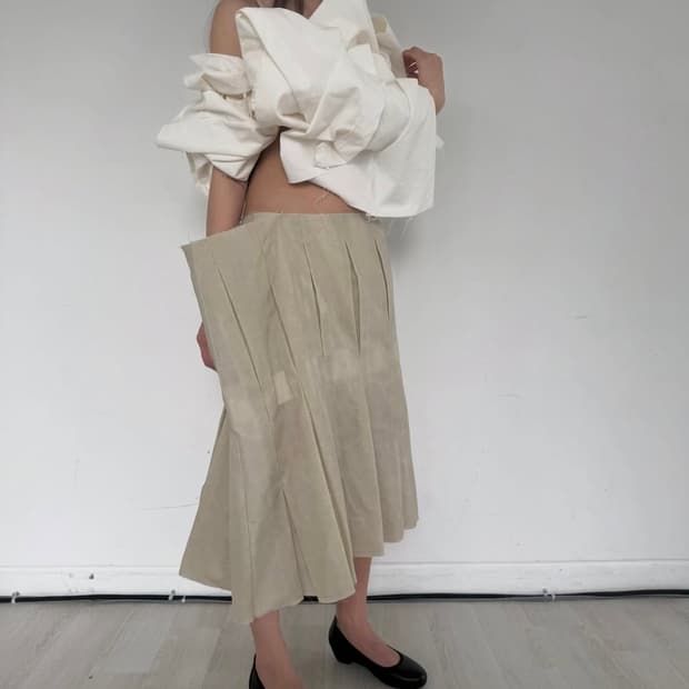 에옹쓰 stts 플리츠 스커트