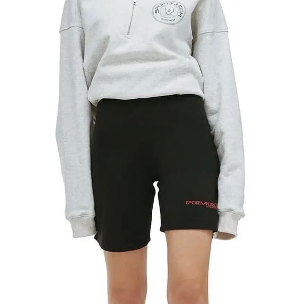 정품/새상품 SPORTY&RICH 스포티앤리치 바이커 러닝 쇼츠 팬츠