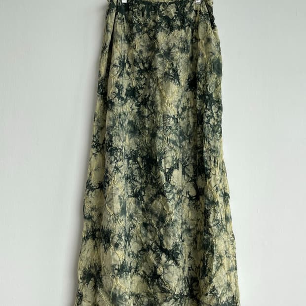 Vintage Tie-Dye Maxi Skirt
