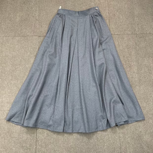 vintage GIVENCHY 지방시 플리츠 롱스커트 S