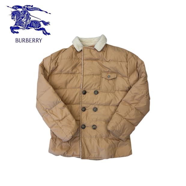 버버리 카라 패딩 자켓