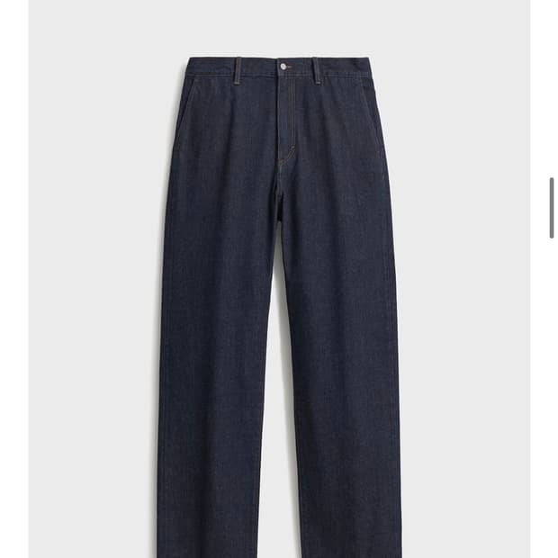 포터리 블루2 스트레이트핏 데님5사이즈