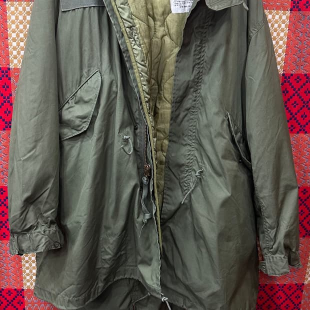 데드스탁 m65 피쉬테일 파카 (밴더빌트) 74c 오리지널 m 