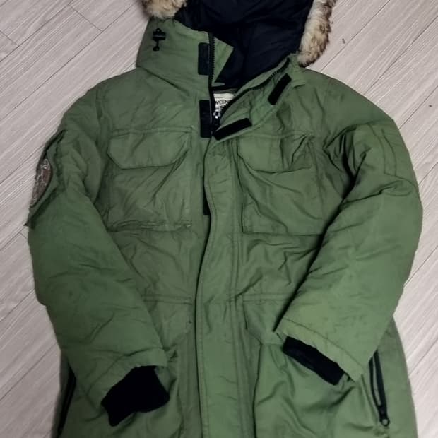 티니위니 올리브 패딩 점퍼(L)