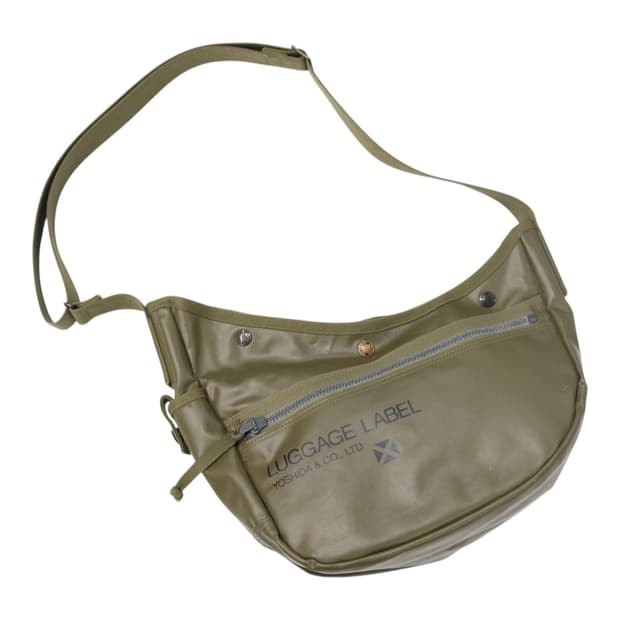 러기지 라벨 요시다 포더 라이너 숄더백 카키