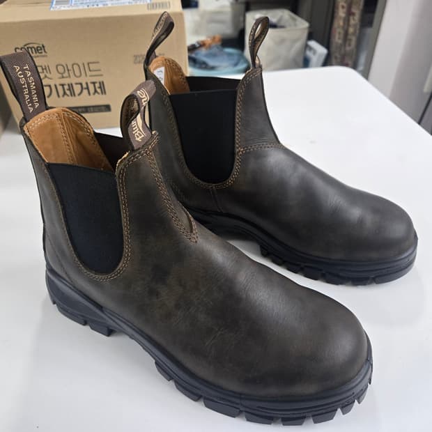 블런드스톤 첼시부츠 LUGBOOT 러스틱 브라운