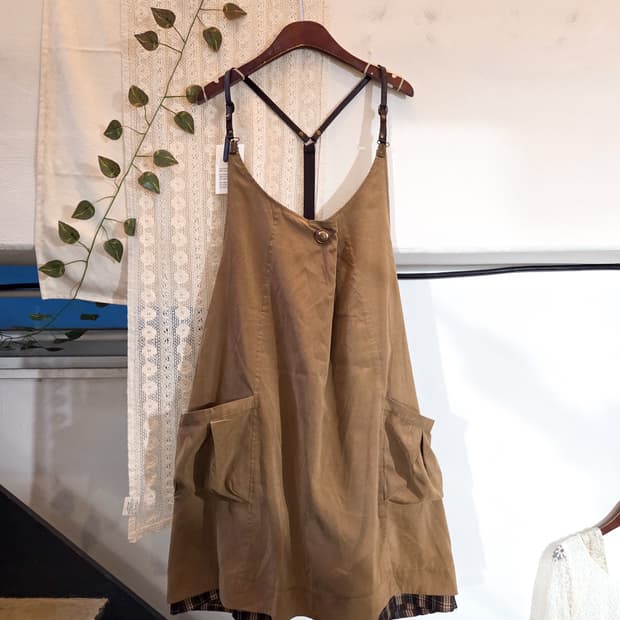 사이드 포켓 리버시블 원피스