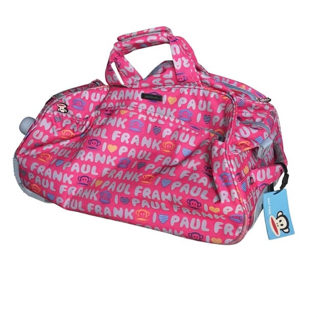 I ♡ 폴프랭크 로고 핫핑크 캐리어