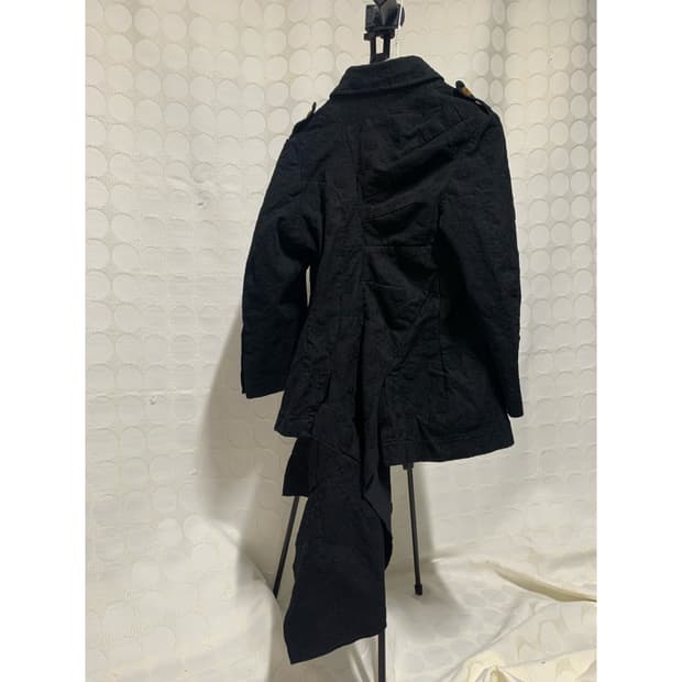 Comme des garçons 이형 레이스 배색 자켓