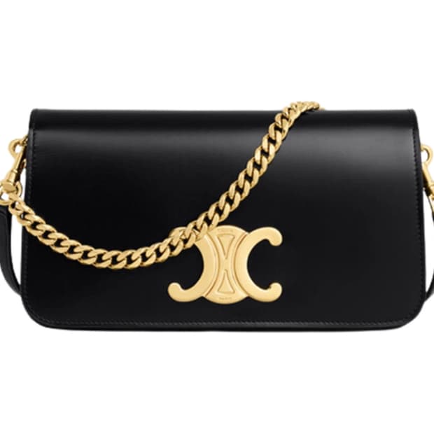 셀린느 멀티 포쉐트 샤이니 카프스킨 블랙 10L973GCH 38NO